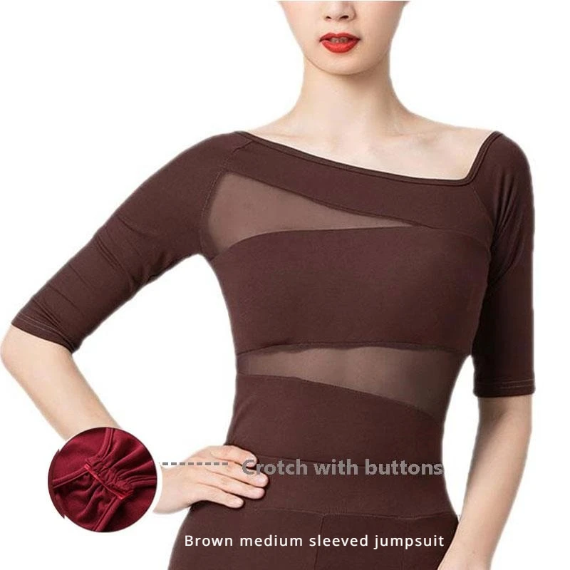 brown jumpsuit top