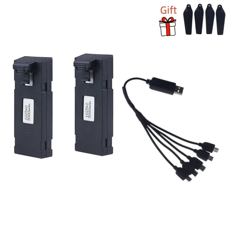 2PCS-5000MAH-cable