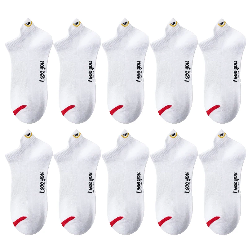 10 Pairs White