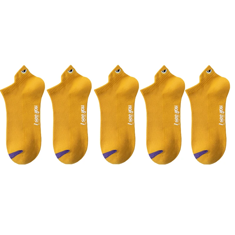 5 Pairs Yellow