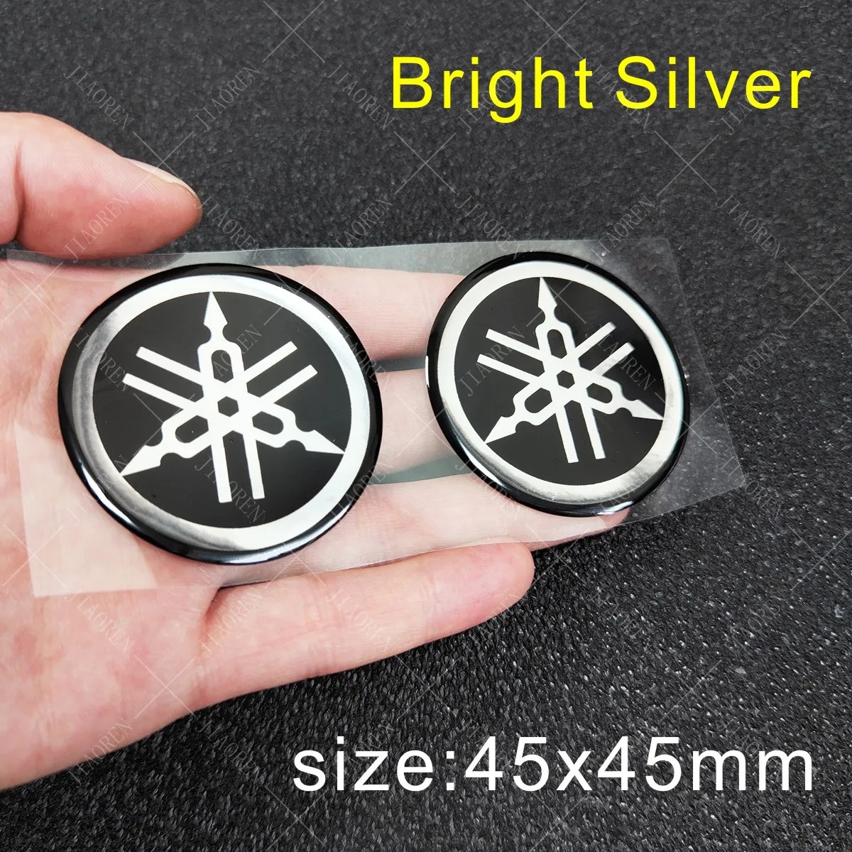 Bright silver 45mm