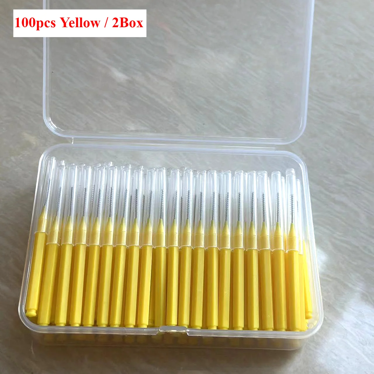 100pcs Yellow 2Box