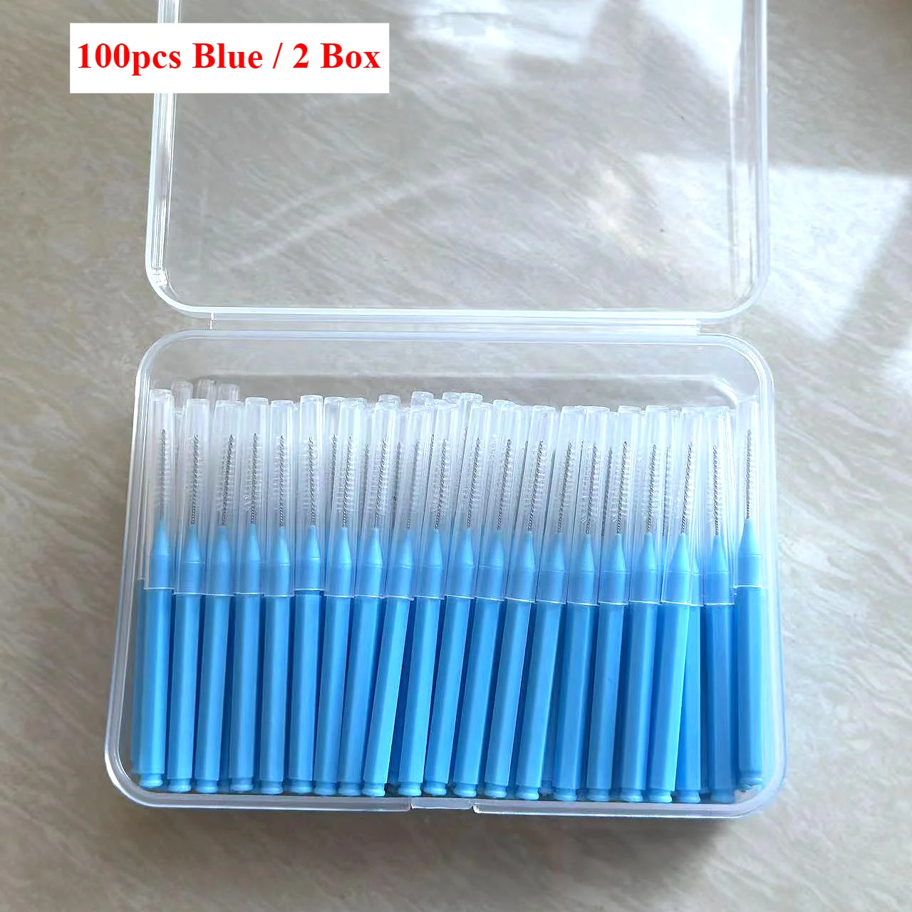 100pcs Blue 2 Box