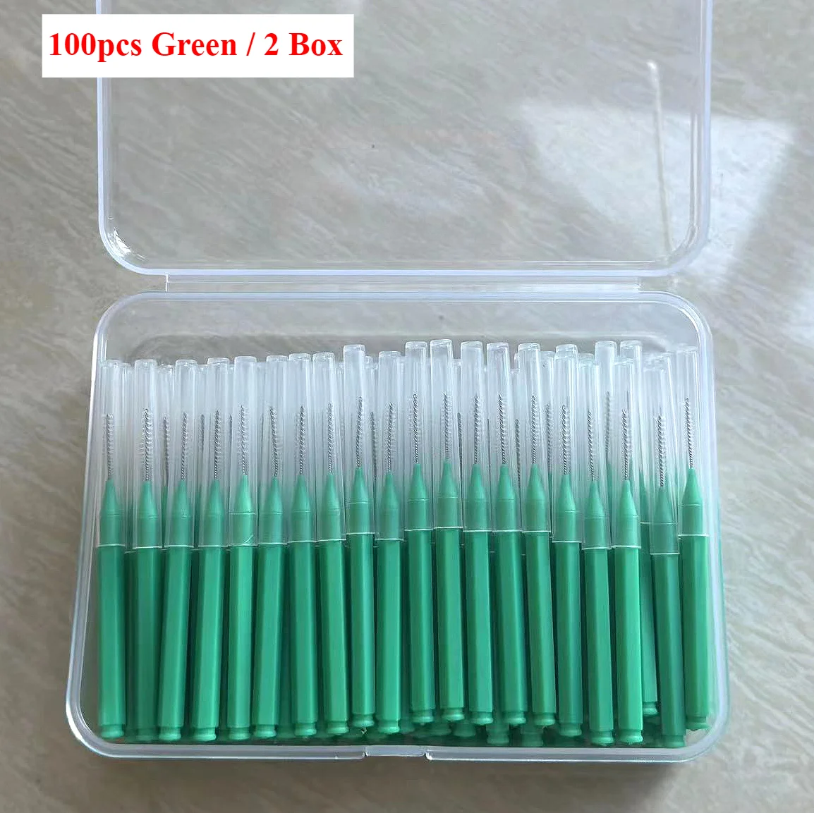 100pcs Green 2 Box