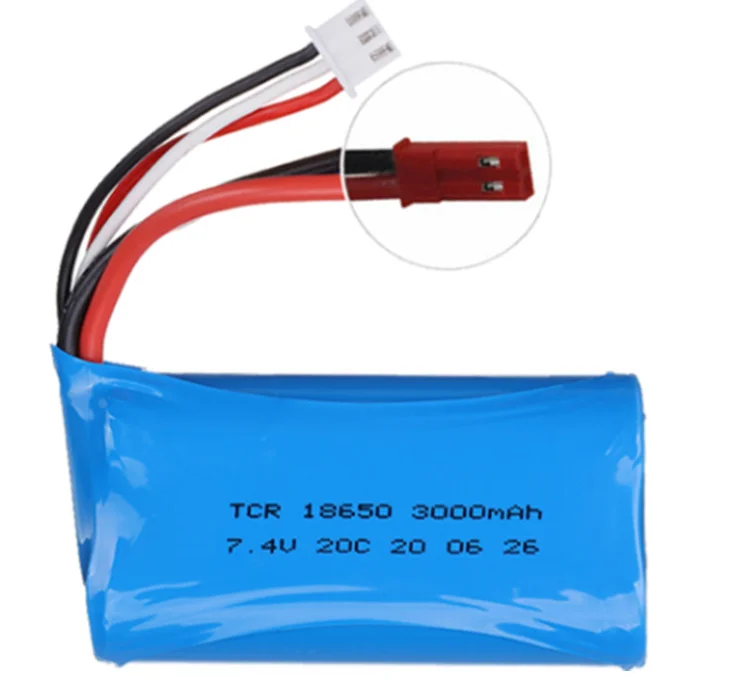 1pcs 3000mah JST