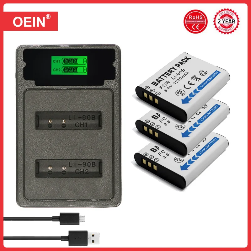 Charger And 3battery