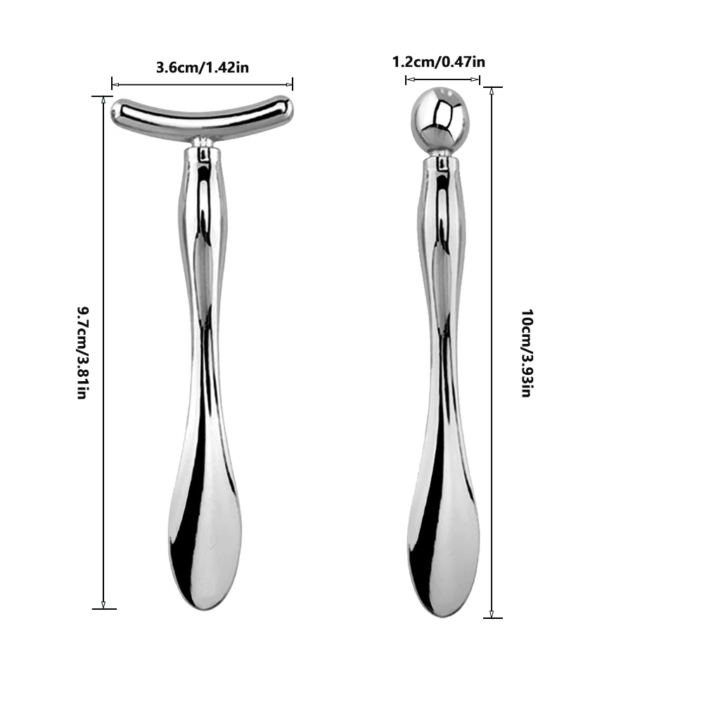 2pcs silver