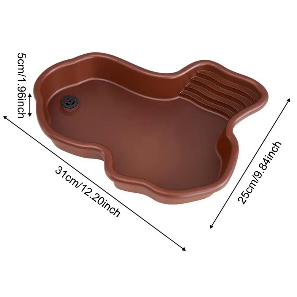 With drainage