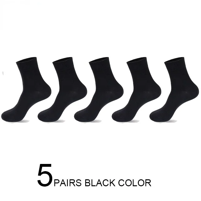 5 Pairs Black
