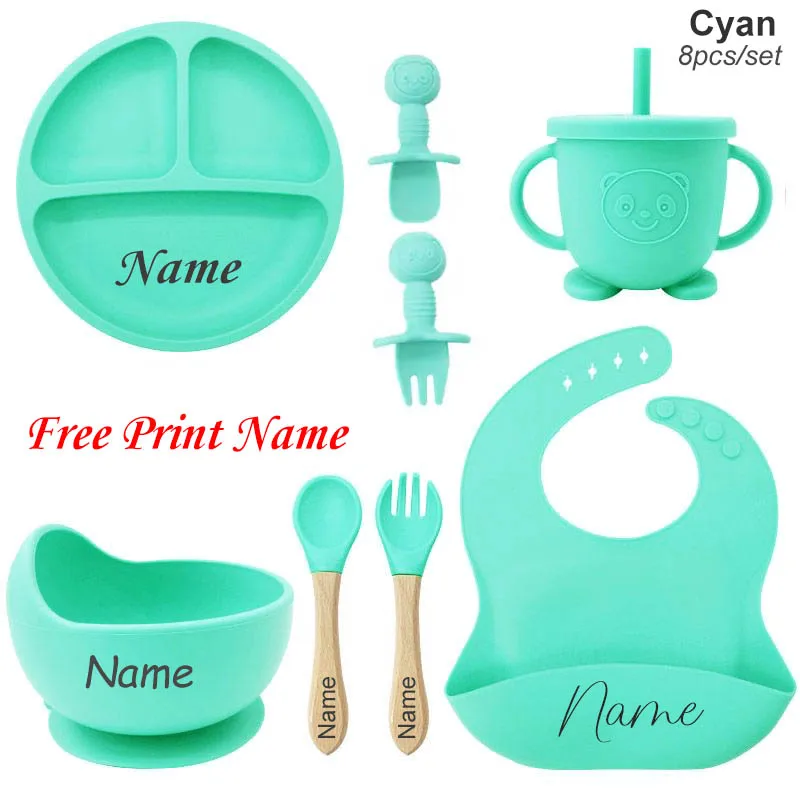 Cyan 8 Pcs