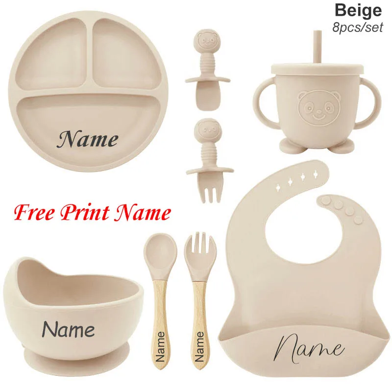 Beige 8 Pcs