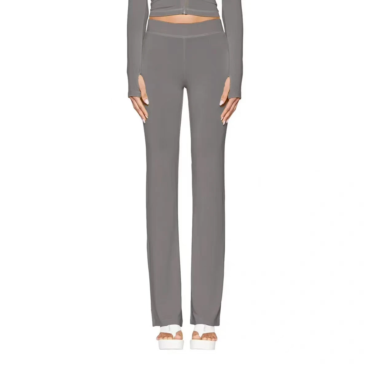 grey  pants