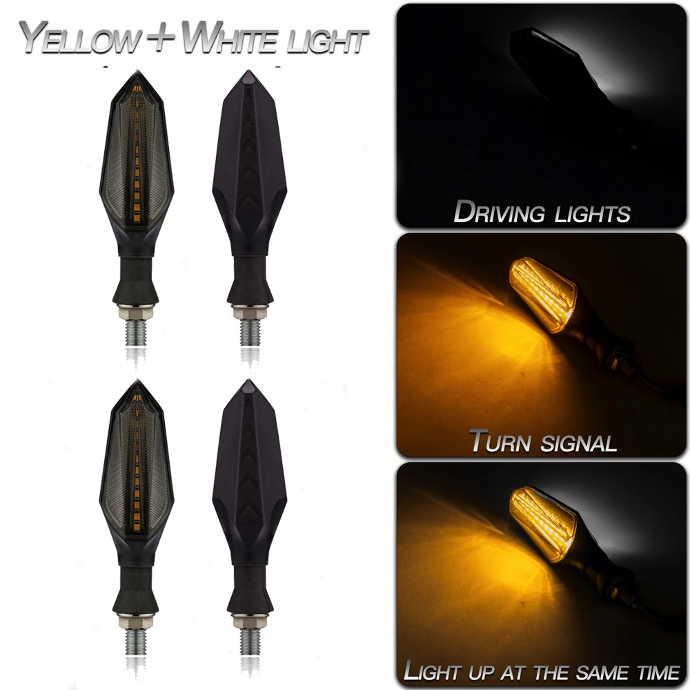 4PCS Amber White