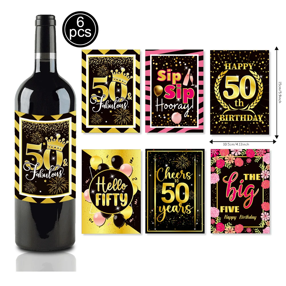 Wine bottle sticker