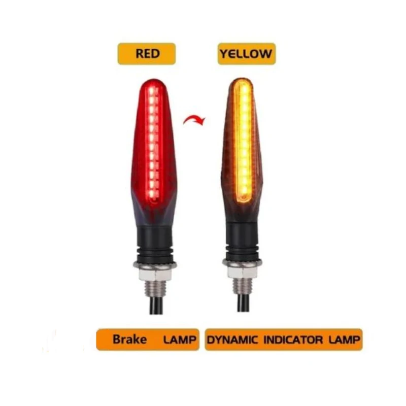 2Pcs Red to Yellow
