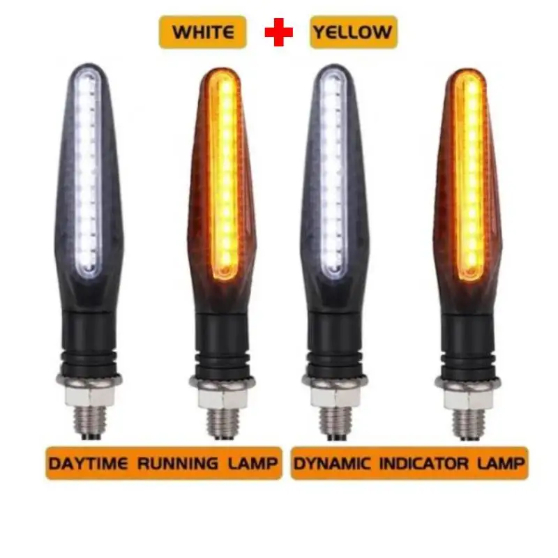 4Pcs White to Yellow
