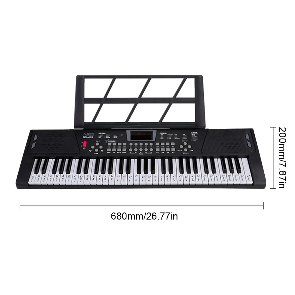 61 Keys Light BlackA