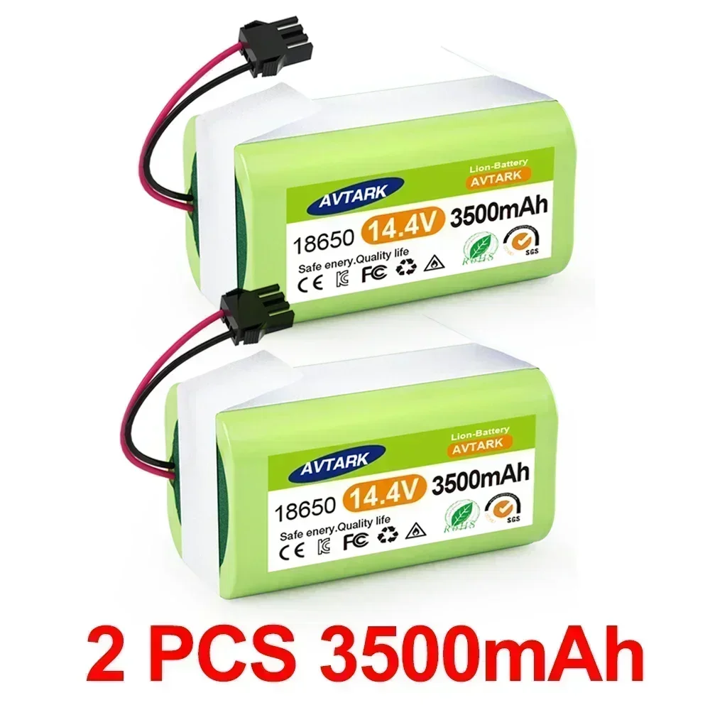 2PCS 3500mAh