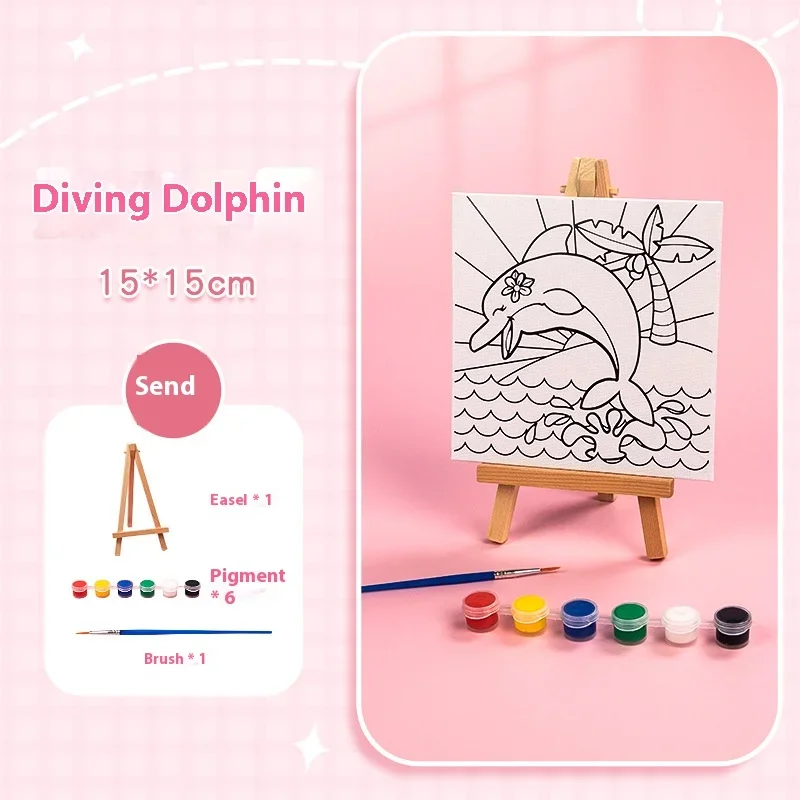 Dolphin-15x15cm