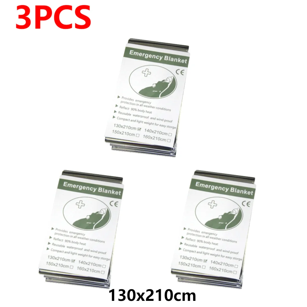 3PCS 130x210 cm