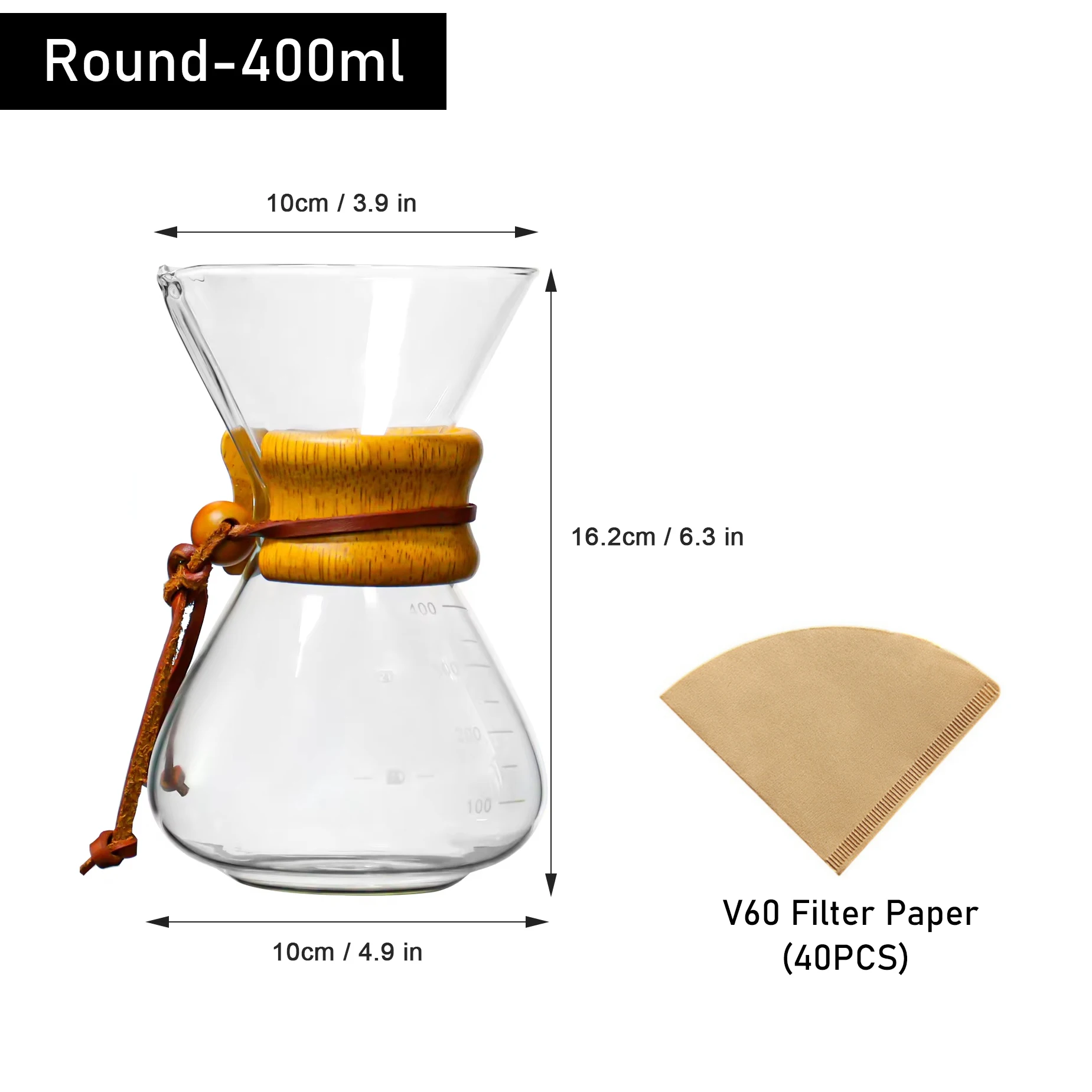 400ml R with Paper