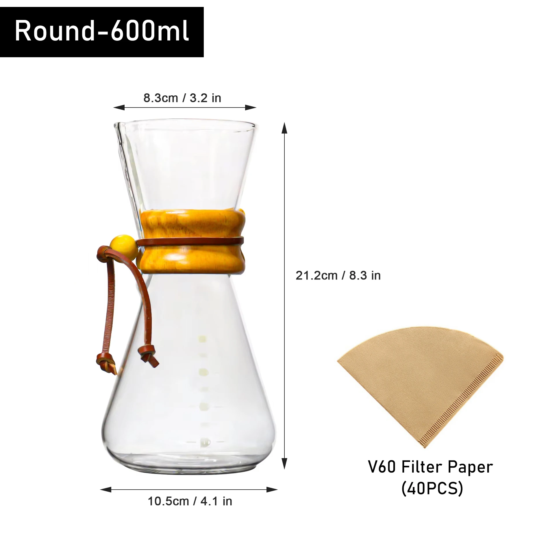 600ml R with Paper