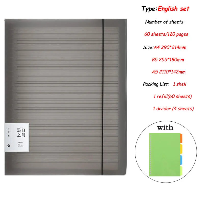 Black english set