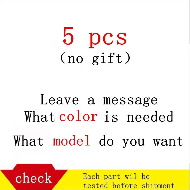 5pcs single sim