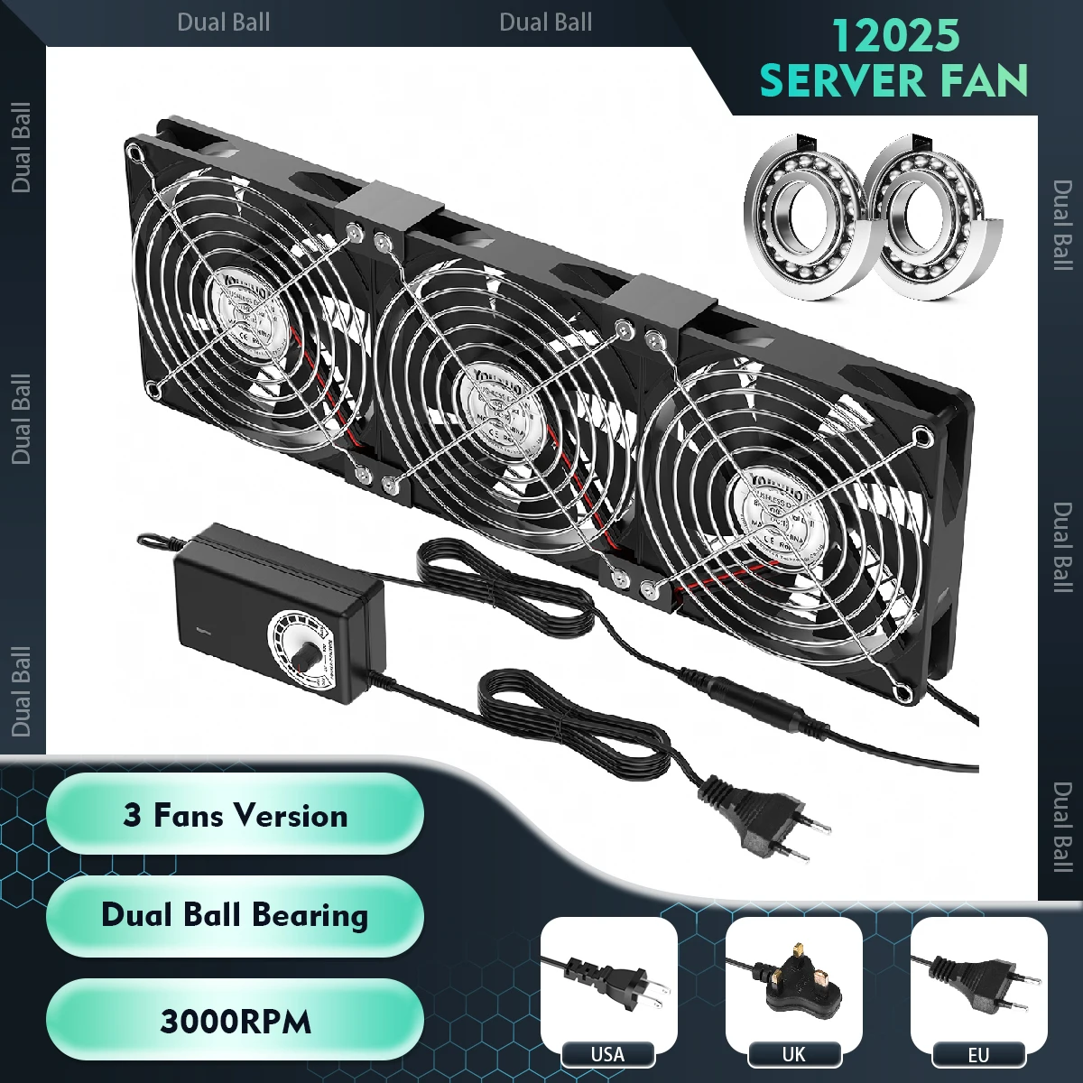 3 Fans-Dual Ball