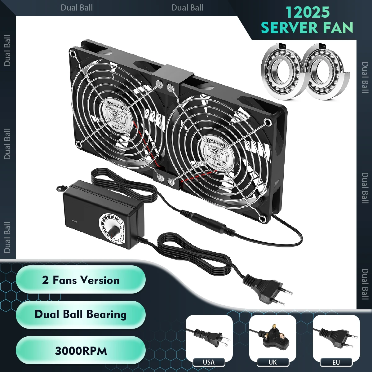 2 Fans-Dual Ball