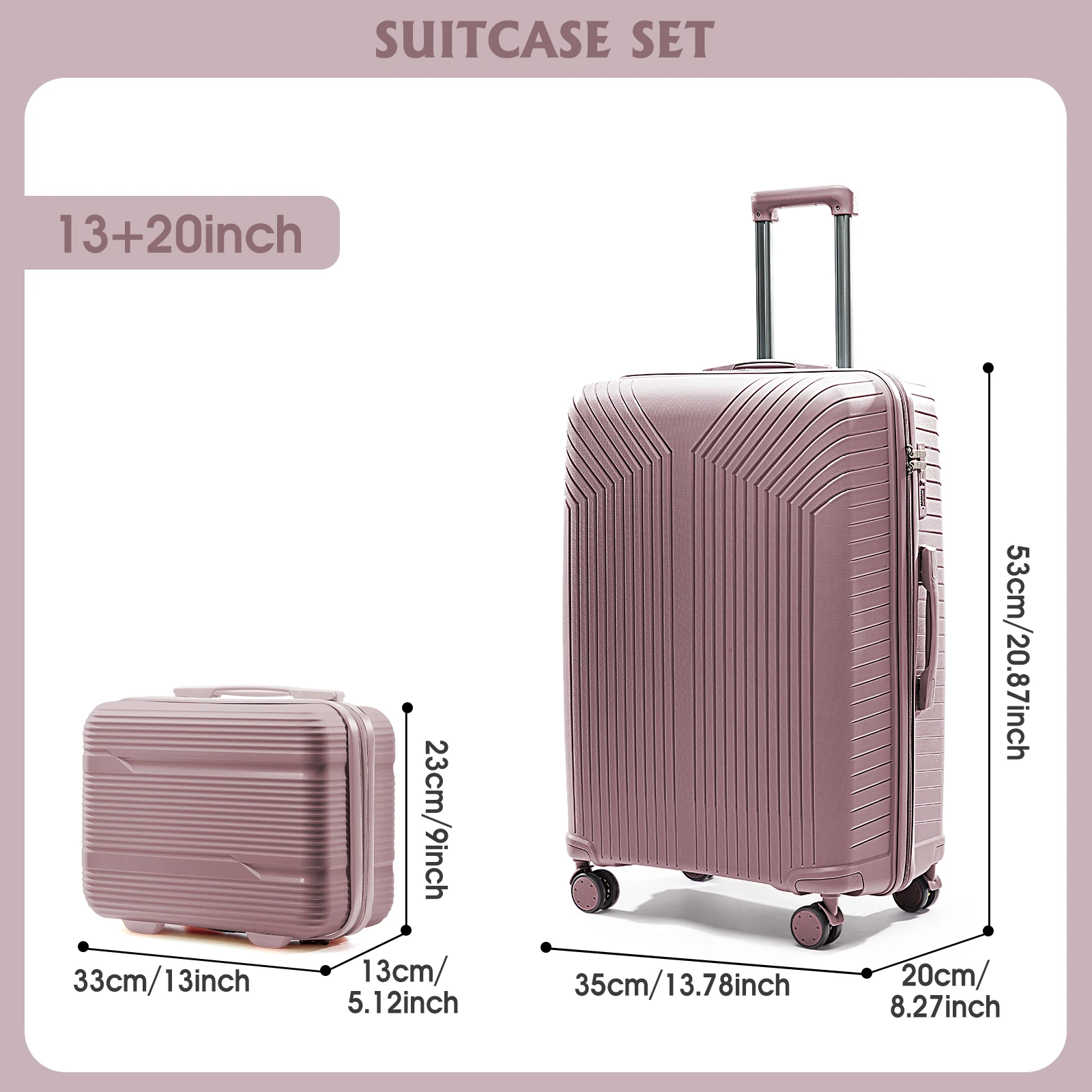 Pink 13 and 20inch