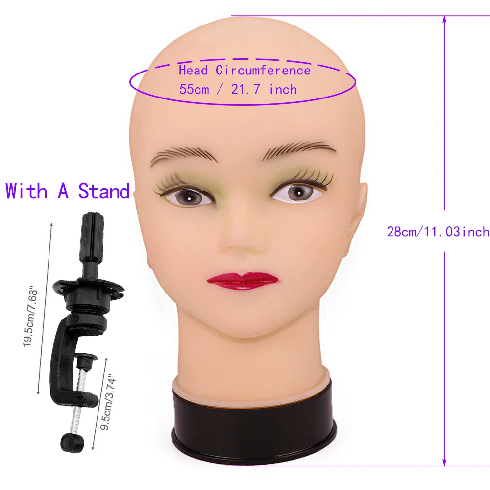 Head F with stand