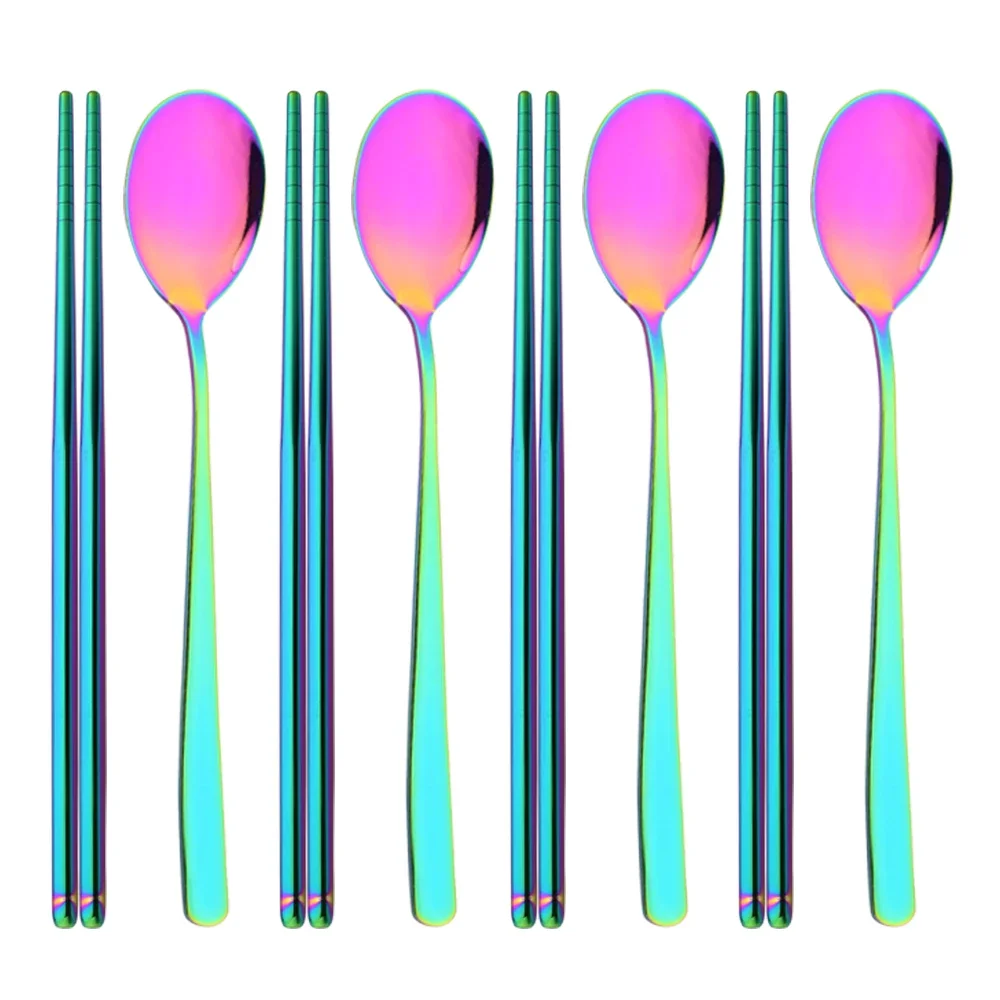 8Pcs Rainbow