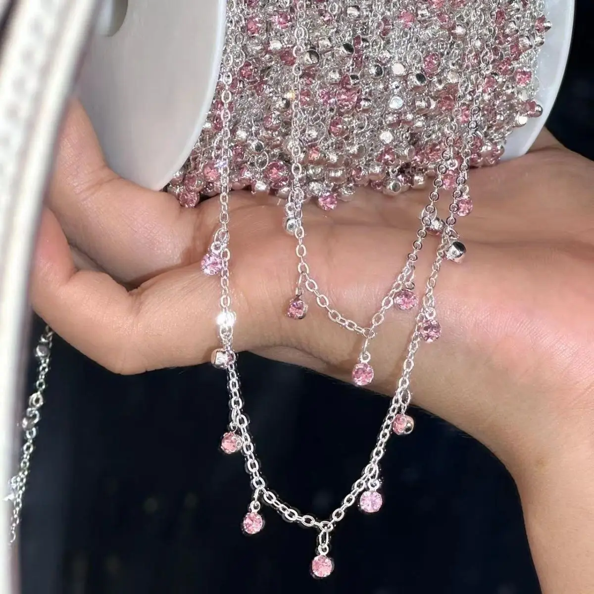 Pink Silver Color