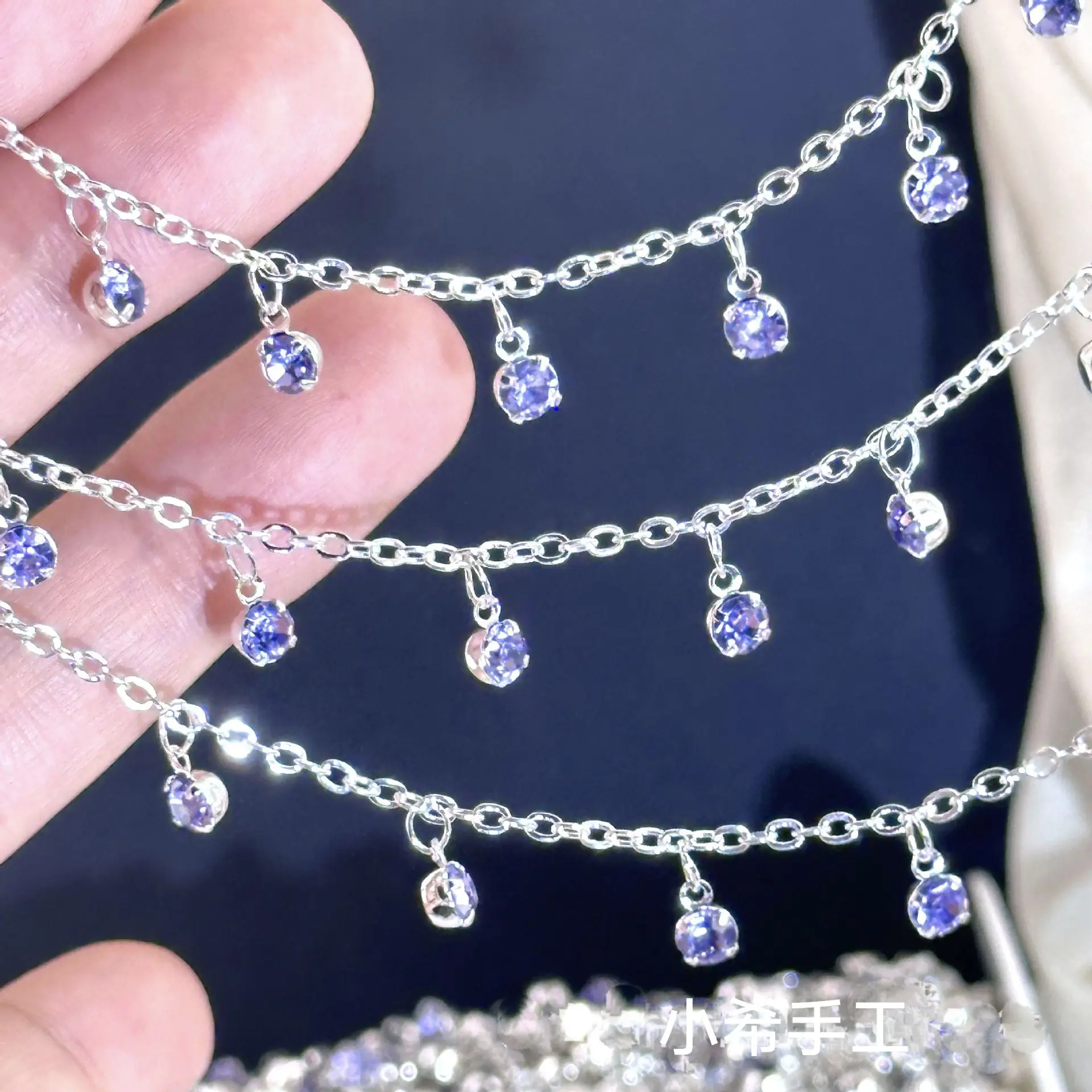 Purple Silver Color