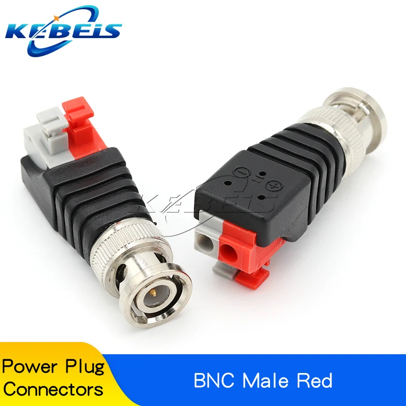 BNC Male Red