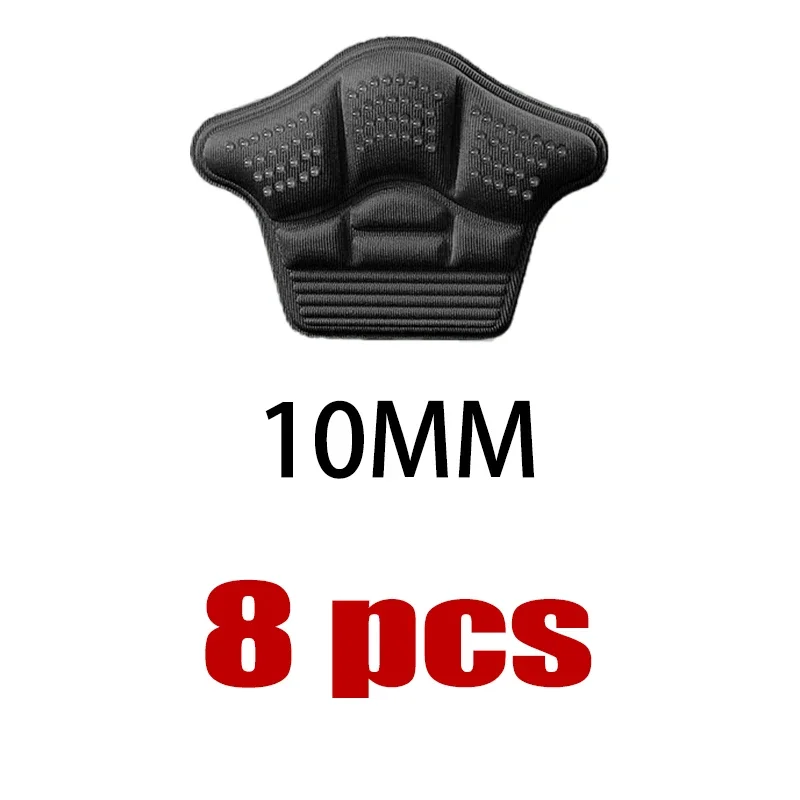 8pcs Black 10mm