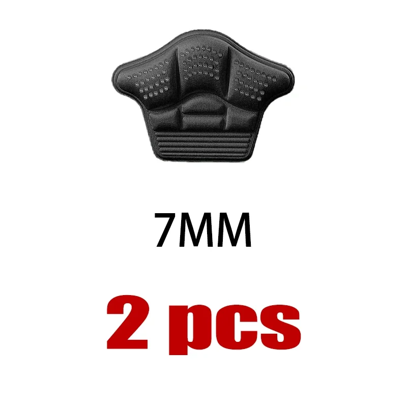 2pcs Black 7mm