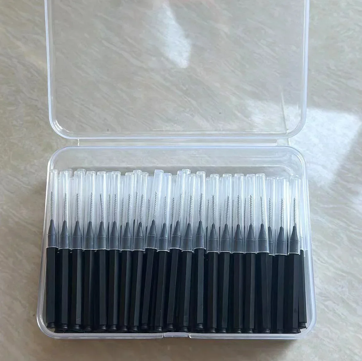 100pcs black 0.7mm