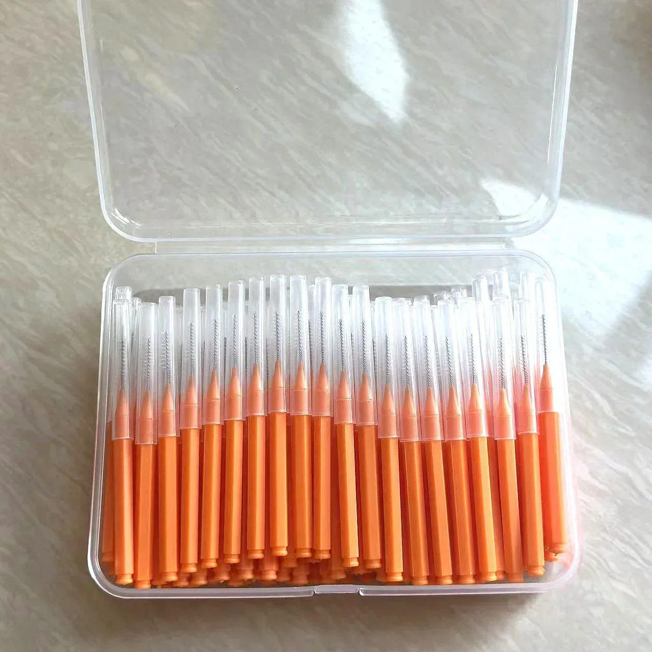 100pcs orange 0.9mm