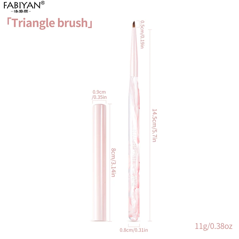 Triangle brush