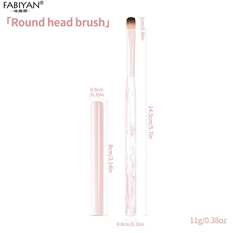 Round head brush