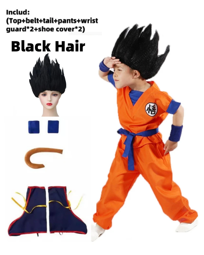 WU 8pcs black hair