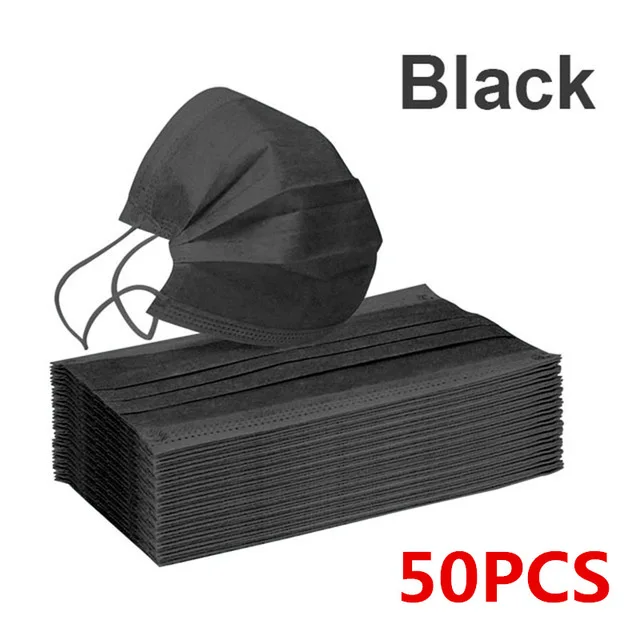 50pcs-Black