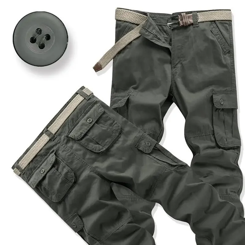 Six-pocket military green