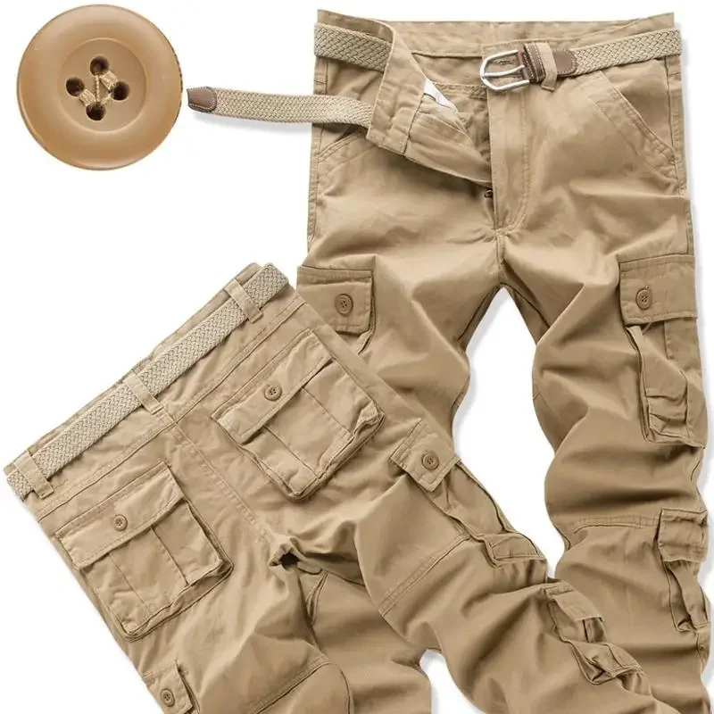 Eight-pocket khaki