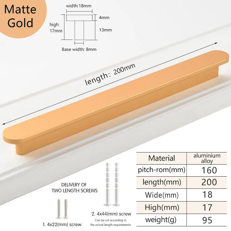 gold 200mm