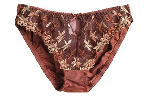 Burgundy panties
