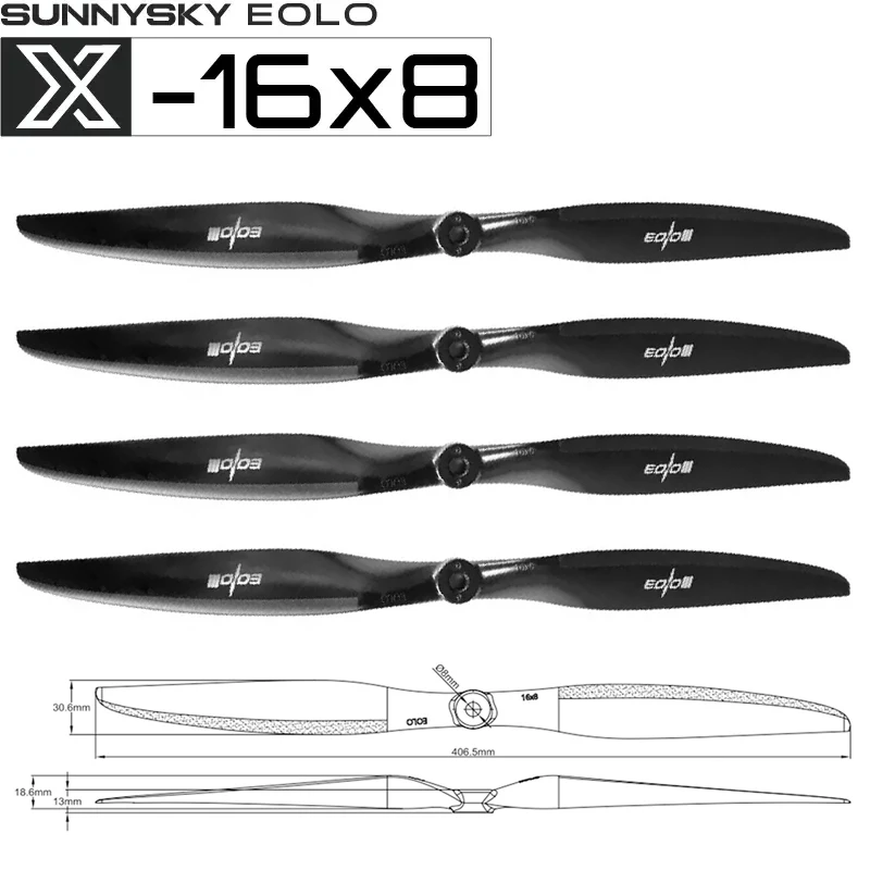 4PCS 16x8