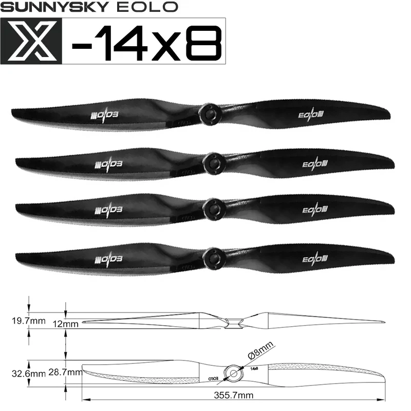 4PCS 14x8